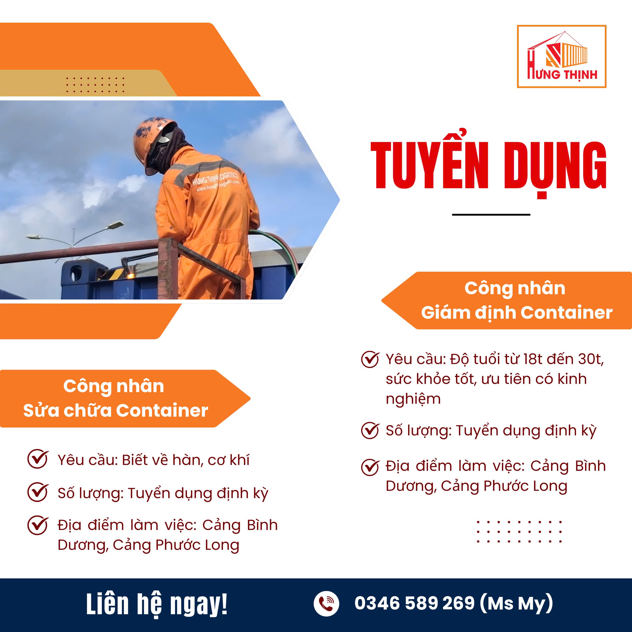 hưng thịnh logistics tuyển dụng
