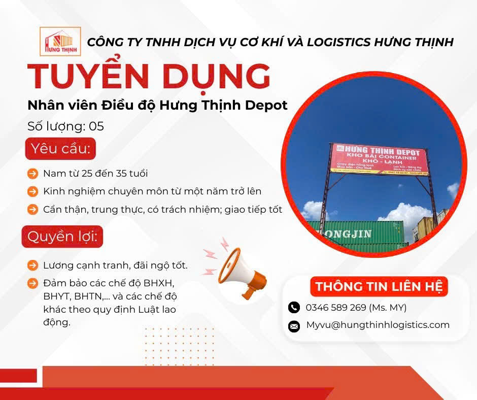 Hưng Thịnh Logistics Tuyển Dụng